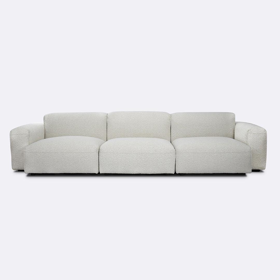 Evie 3 Piece Sofa | Boucle Ivory