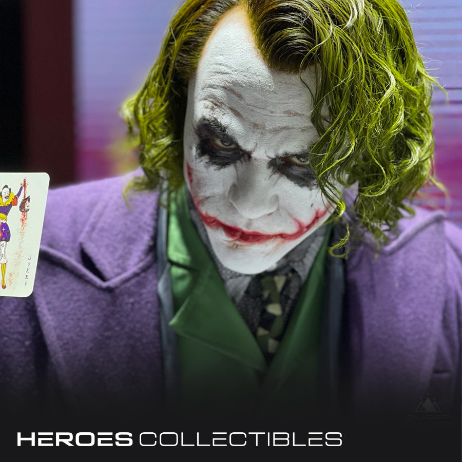 Queen Studios Heath Ledger Joker Lifesize Statue Heroes Collectibles