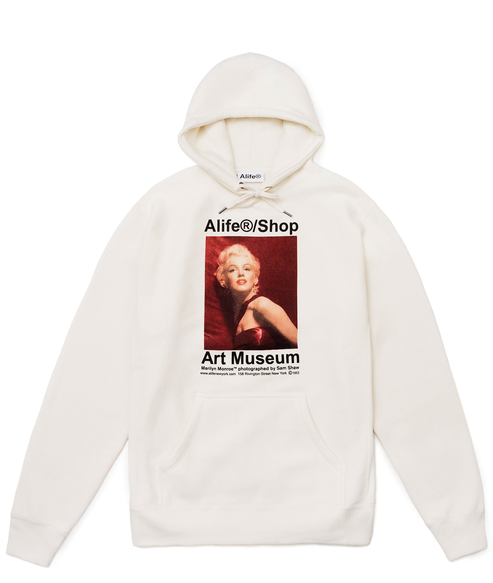 marilyn monroe off white hoodie