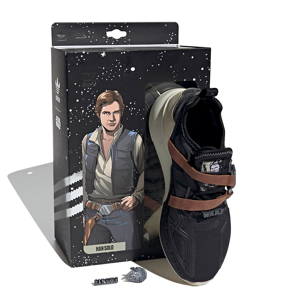 Polinizador Agencia de viajes interno adidas x Star Wars ZX 2K BOOST 'Han Solo' in Black – Alife®