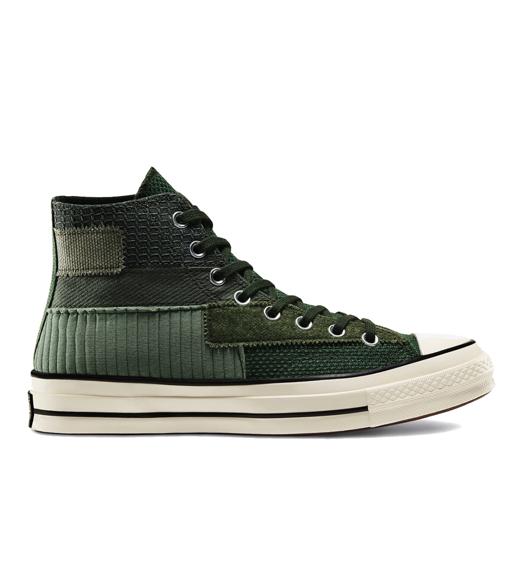 converse patchwork plimsolls