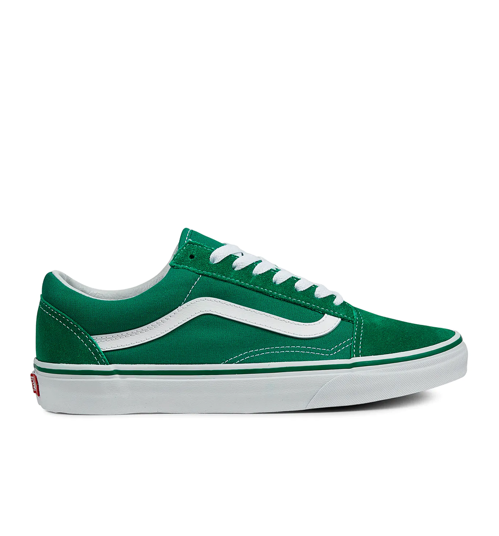 vans old skool dark green suede