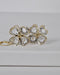3D Floral Pattern Crystal Studded Drop Earrings id.31437