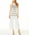 INC Concepts Women Frayed Zip-Front Culottes Belted Wide Leg Pant Size 8 32 X 25 - evorr.com