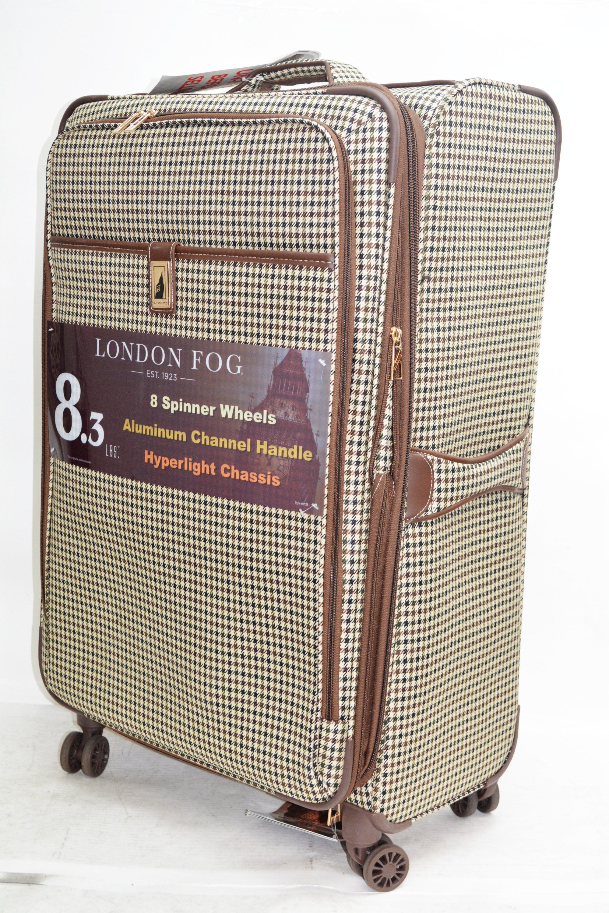 london fog suitcase pink hardshell weybridge