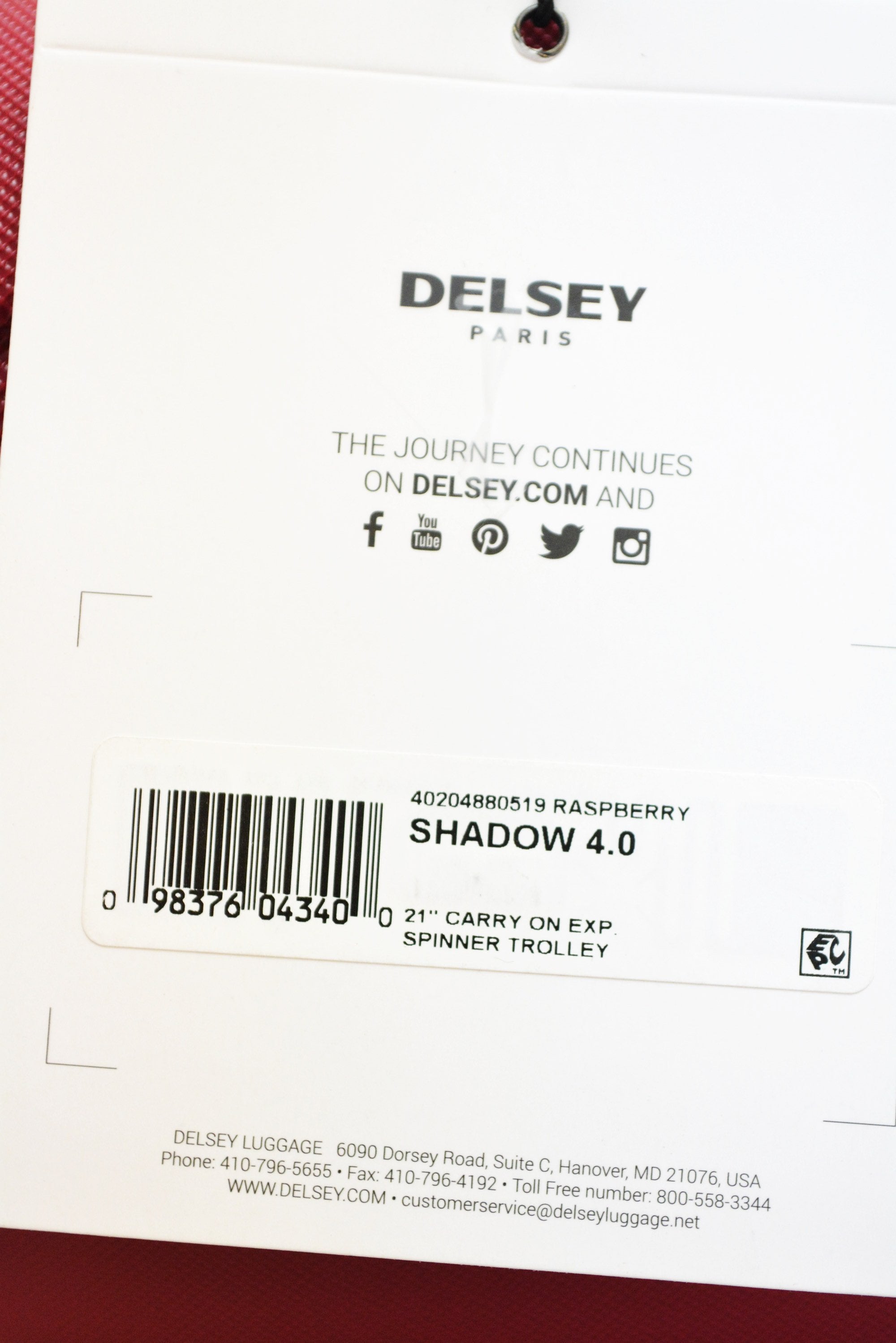 delsey helium shadow 4.0 21