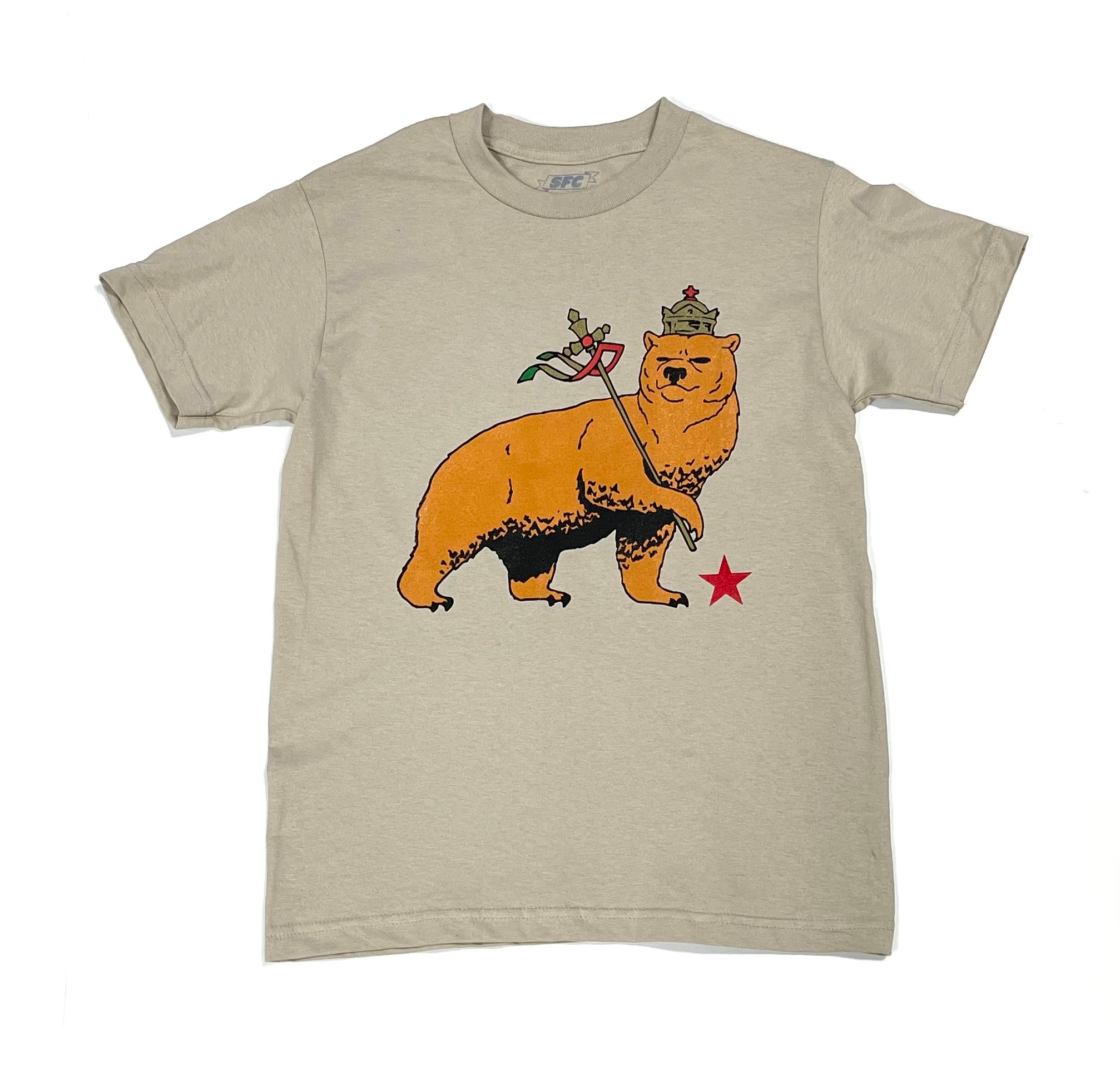 SFC "CA BEAR OF JUDAH" TEE (SAND)