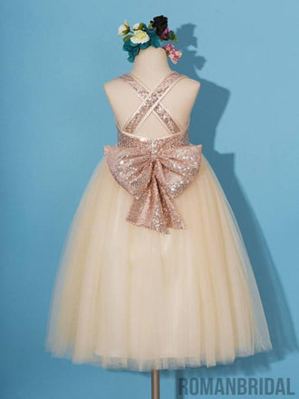 rose gold flower dress