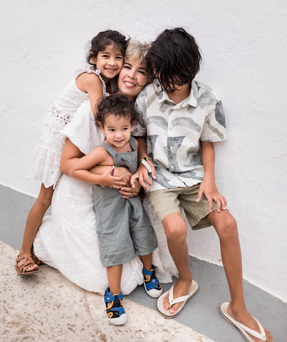 Ayelen and her three children