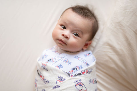 Swaddling is a common practice that helps soothe and comfort newborns.
