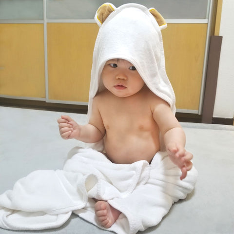 baby hooded towel newborn bamboo