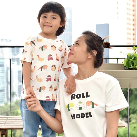 Baby clothing with sushi-inspired prints or designs adds an element of fun and novelty to everyday essentials, offering an appealing blend of visual charm and practicality.