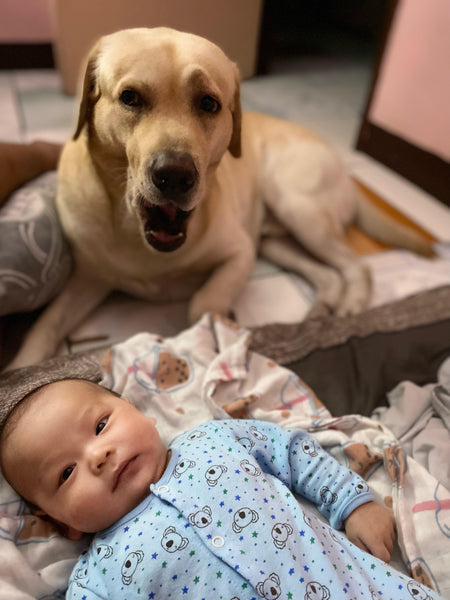 Bean of the month Yssiah with dog