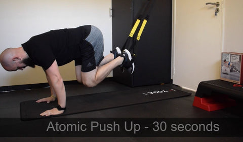 Atomic push up TRX home workout 