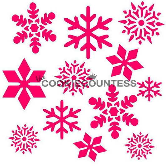 Pretty Snowflake Stencil