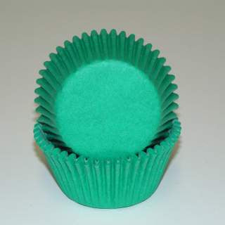 Light Green Foil Baking Cups - 50ish Cupcake Liners