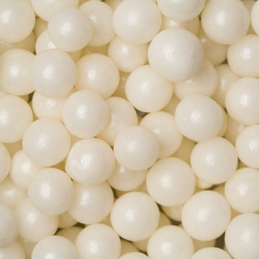 6mm White Sugar Pearls