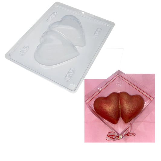 3 Piece Geometric Heart Cocoa Bomb Mold - *LIMIT 8 TOTAL PER ORDER*
