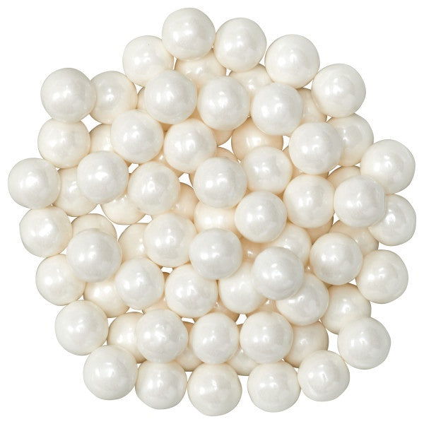White Mini Pearls Edible Sprinkles Decorations Dragees 4mm