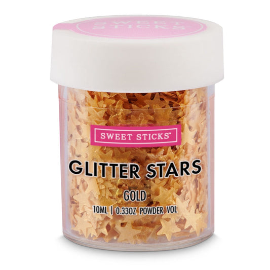 Sweet Sticks Edible Glitter Silver Stars – Frans Cake and Candy