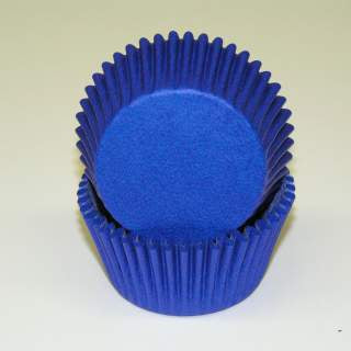 Navy Blue Foil Baking Cups - 50ish Cupcake Liners