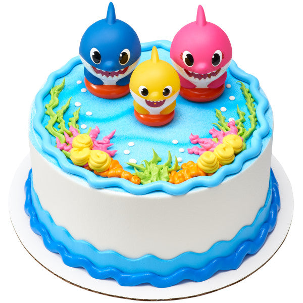Baby Shark Family Fun Cake Topper Set Www Franscakeandcandy Com