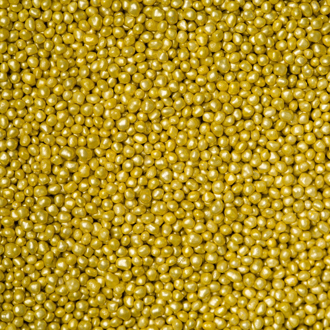 7mm Gold Edible Pearls Non Pareils Dragees Sugar Balls Cake