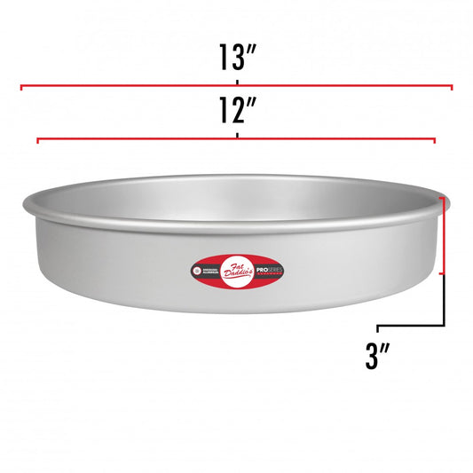 8x4 Inch, Fat Daddio's Anodized Aluminum Round Cake Pan – Frans Cake and  Candy