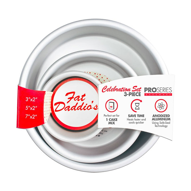 8x3 Inch, Fat Daddio's Round Springform Pan – Frans Cake and Candy
