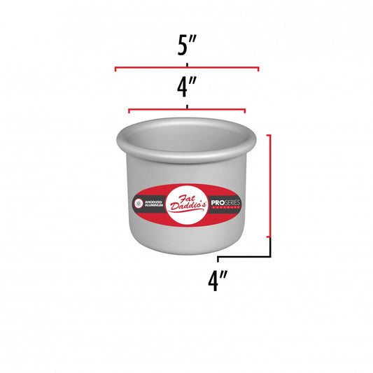 Round Cake Pan Solid Bottom (14” x 4”), Fat Daddio's