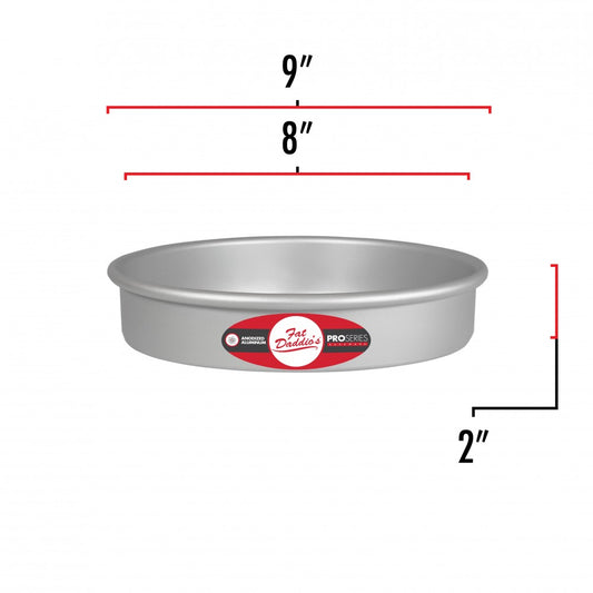 Fat Daddio's Anodized Aluminum 12 inch x 3 inch Round Springform Cake Pan