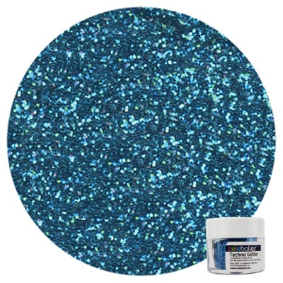 Hologram Silver Techno Glitter