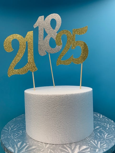 SVM CRAFT Hello 65 Cake Topper Gold Glitter – 65 Anniversary/Birthday Cake  Topper Party Decoration (65th) – DukanIndia