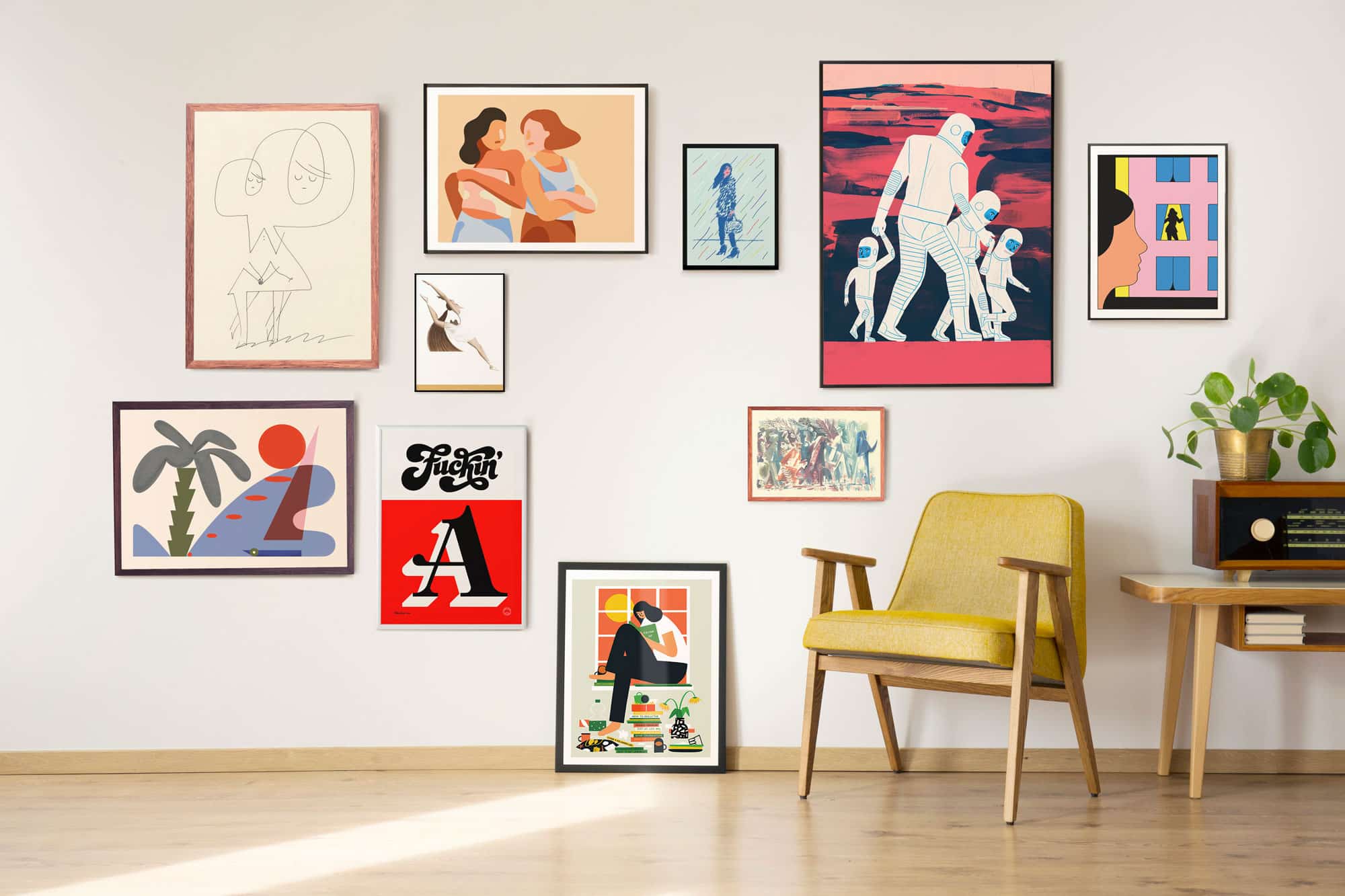 Instant Gallery Walls for Any Space