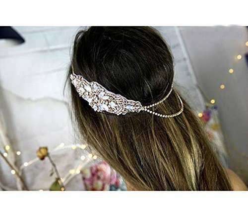 gold hair chain accessories