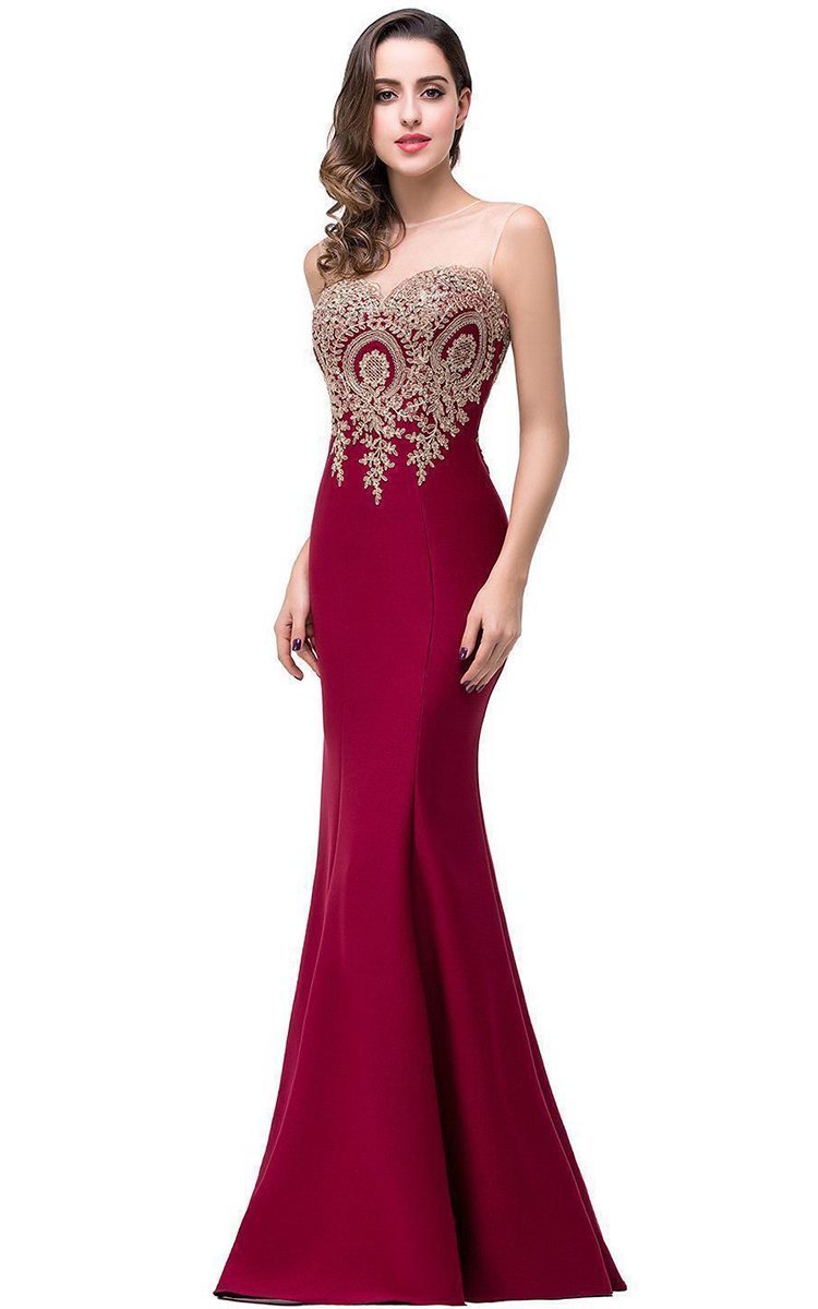 Masquerade Ball Dress Lace Applique Mermaid Long Prom Evening Dresses Masquerade Masks For Your Ball