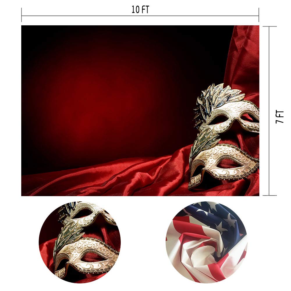 Download Mtmety 10ft W X7ft H Red Background Magic Mask For Fancy Dress Theme Party Photography Background Photo Studio Props Backdrop Me290 Masquerade Masks For Your Ball PSD Mockup Templates