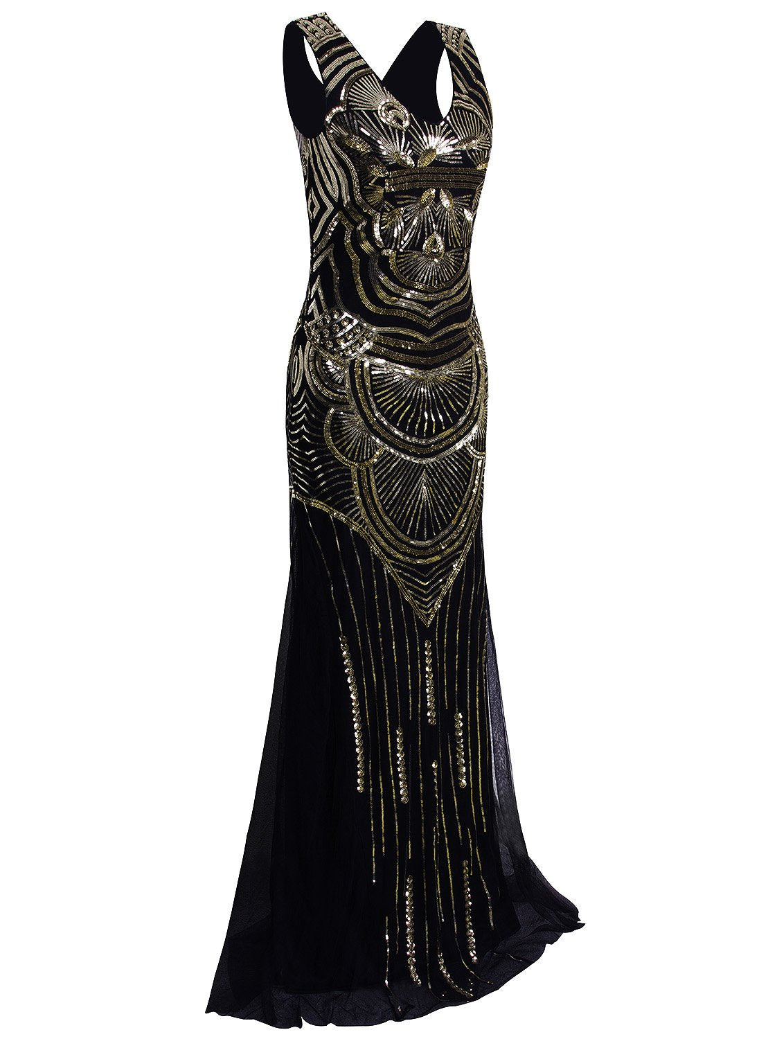 1920s style ball gown