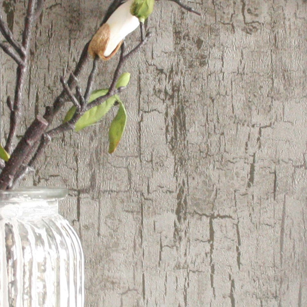 Tree Bark Effect Wallpaper Pewter Brown Metallics Your 4 Walls