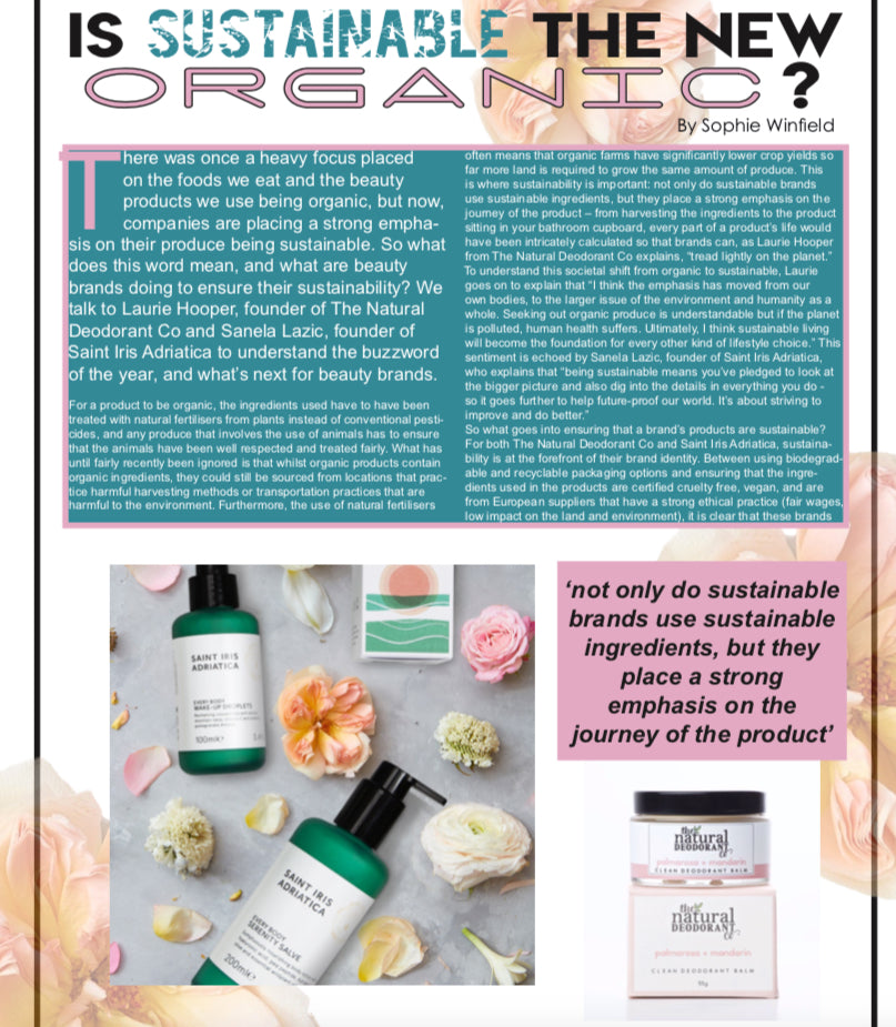 Sustainable and conscious beauty with Saint Iris Adriatica founder, Sanela Lazic, page 1