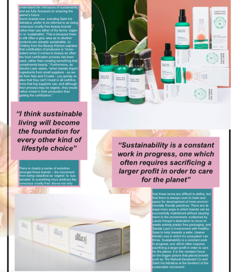 Sustainable and conscious beauty with Saint Iris Adriatica founder, Sanela Lazic, page 2