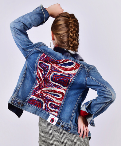 levi's sequin jacket