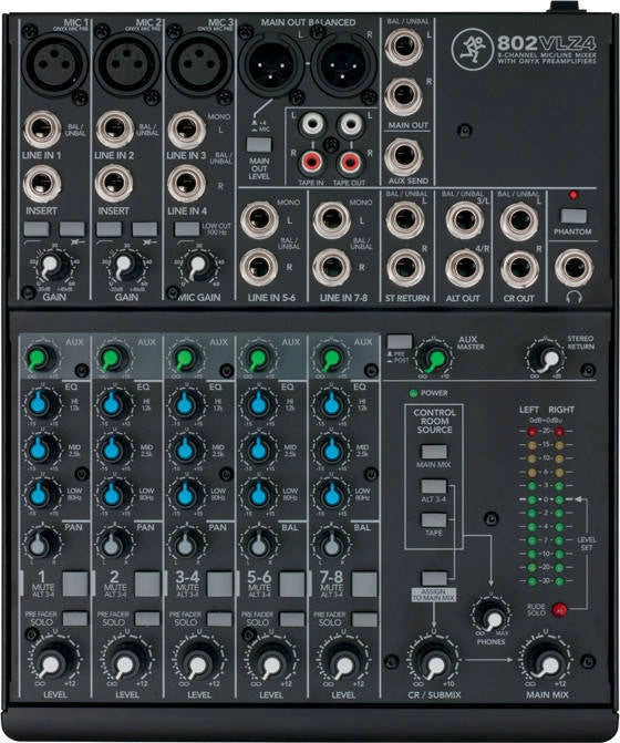 Alto TrueMix 800 FX 8-Channel Compact Mixer with USB, Bluetooth, and Alesis  Multi-FX