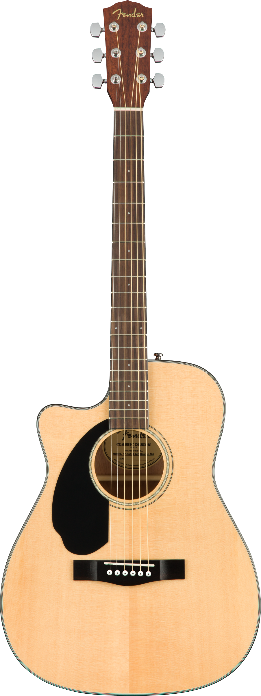 Fender CN-60S Nylon String Acoustic - Ebony - Leitz Music