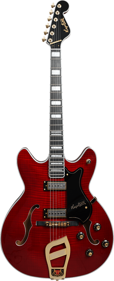 hagstrom viking transparent cherry