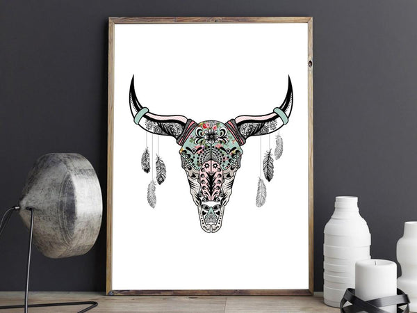 Animal Skull Art Print