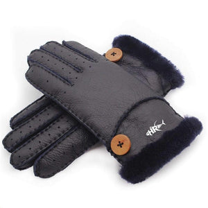 fur lined winter gloves