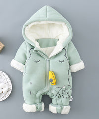 newborn fleece jumpsuit