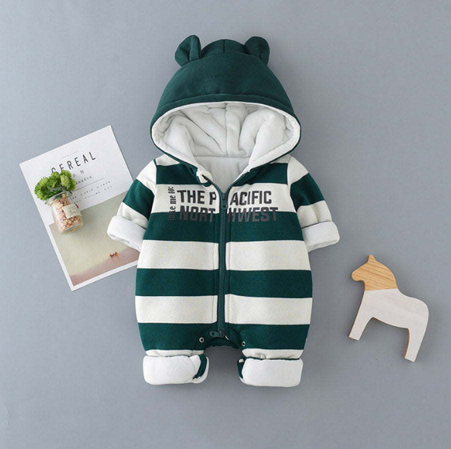 newborn baby winter jumpsuit