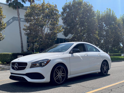 Mercedes Benz CLA250 stock ride height